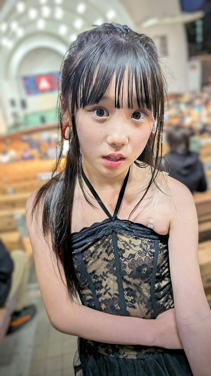 さらちゃん黒衣装さらに追加 2025/4/13 上野水上音楽堂 #さら #小川咲