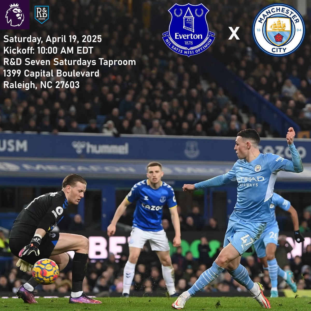 Manchester City make their final visit to Goodison Park! Join us tomorrow morning at 10 AM as City take on Everton.

#mancityosc #mancity #mcfc