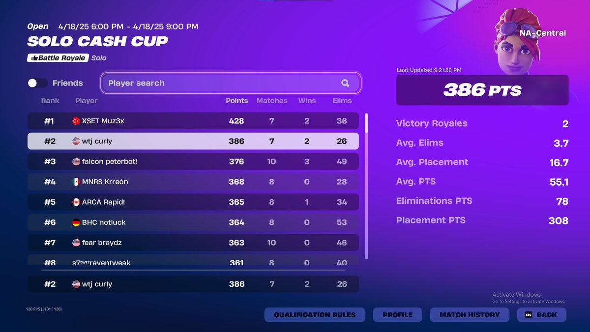 curlybtwfn's tweet photo. 🥈2nd Solo Cash Cup ($3,000) 

No last queue

@cooperfnbr https://t.co/VjMFVvXVSi