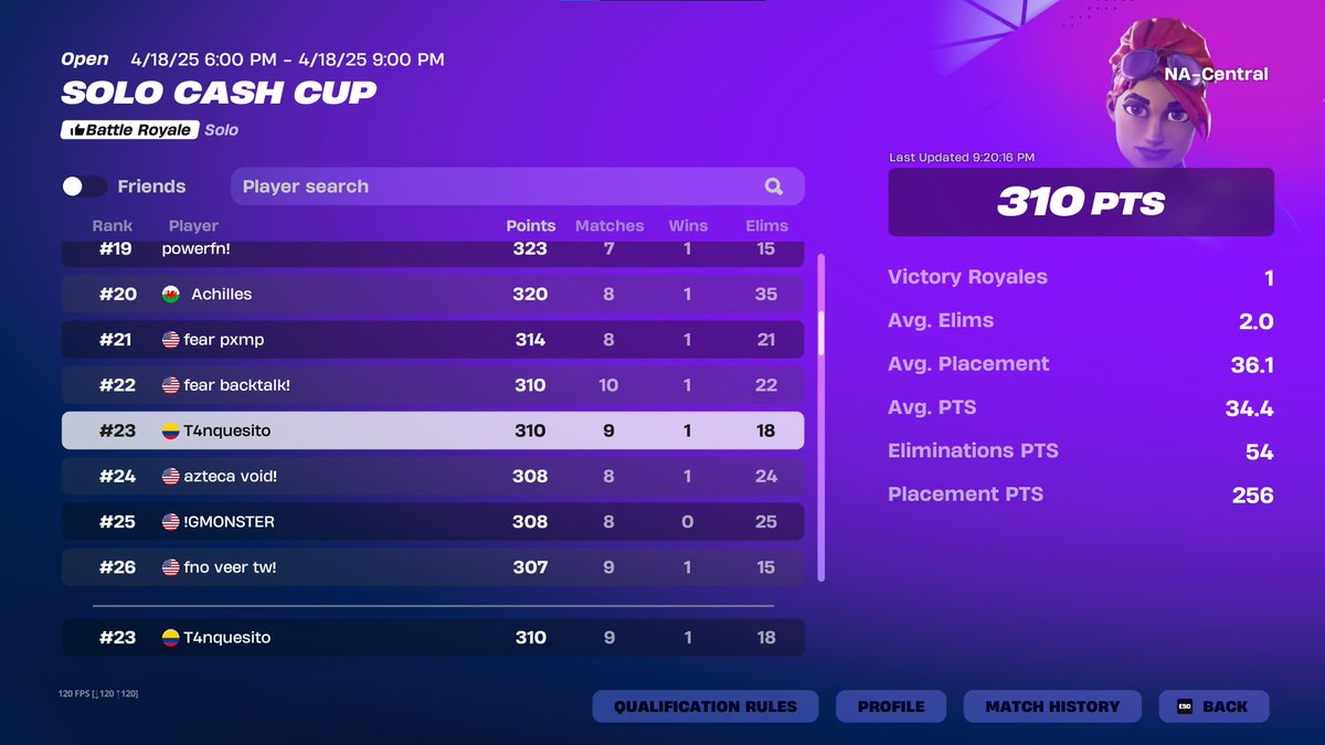 ($200) si banean a los cheaters 🏆🇨🇴
F/A