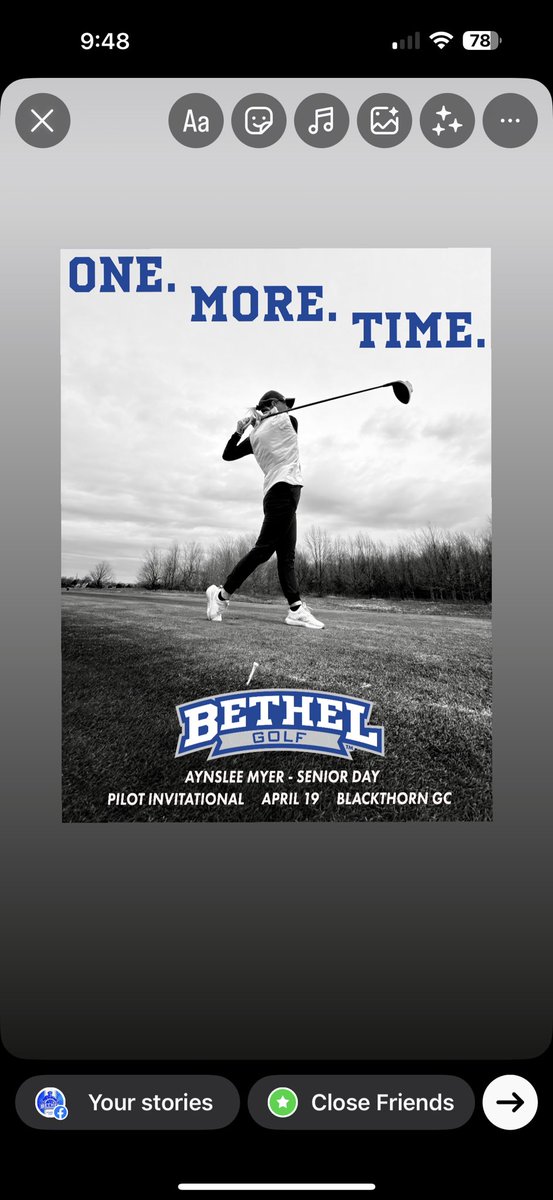 Senior Day tomorrow for Aynslee Myer <a href="/blackthorngolf/">Blackthorn Golf Club</a>