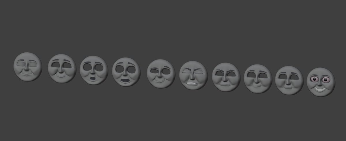 SmudgerOfSodor's tweet photo. Here are all Culdee's faces also #TTTE #ThomasandFriends #blender #3dmodeling #Culdee https://t.co/mtV2edIp1k