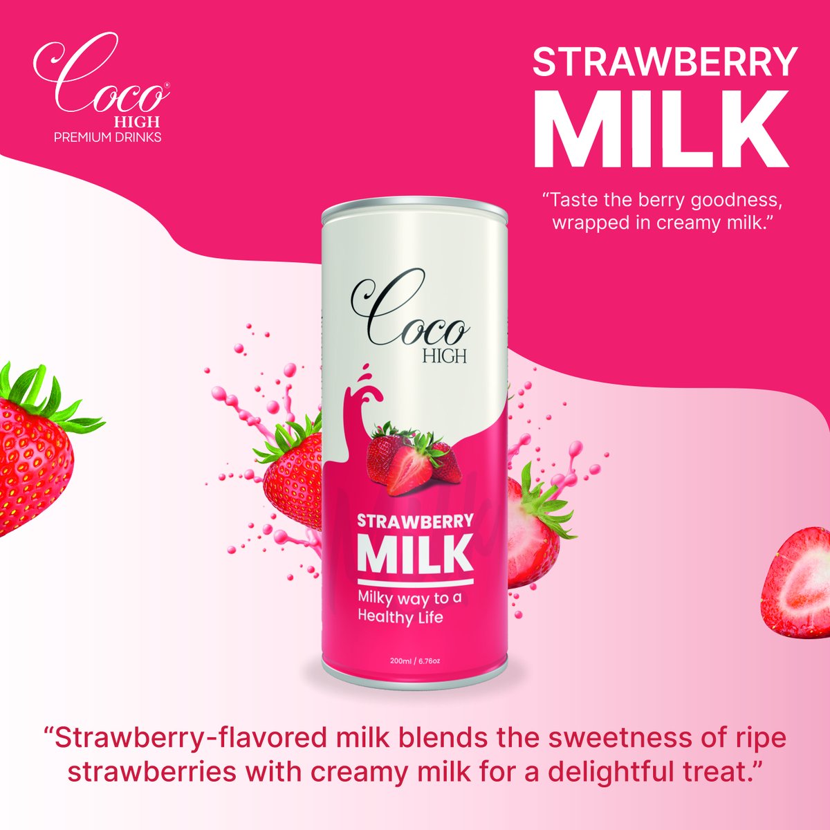 CocoHighOficial's tweet photo. 1. 🍓 Strawberry vibes only!
Sweet, chill, and made for your mood. #CocoHighVibes#mikshakes#coldmilk https://t.co/N0Q4RPjqaA