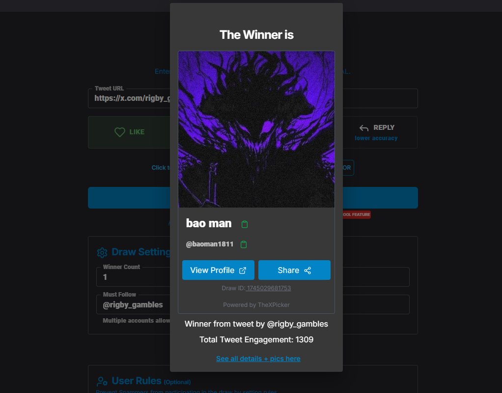 Congratz <a href="/baoman1811/">Baoshiba</a> dm me back!