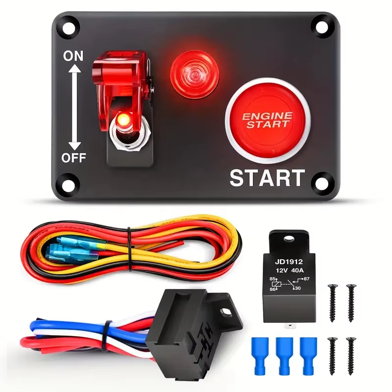 SX_TECH_CO's tweet image. Combination Switch
Rating：12V
LED light：red
Material：Metal+Plastic
Size/Style：As Picture Shown
current : 40A
#switch #carswitch #autoswitch #car #auto #marine