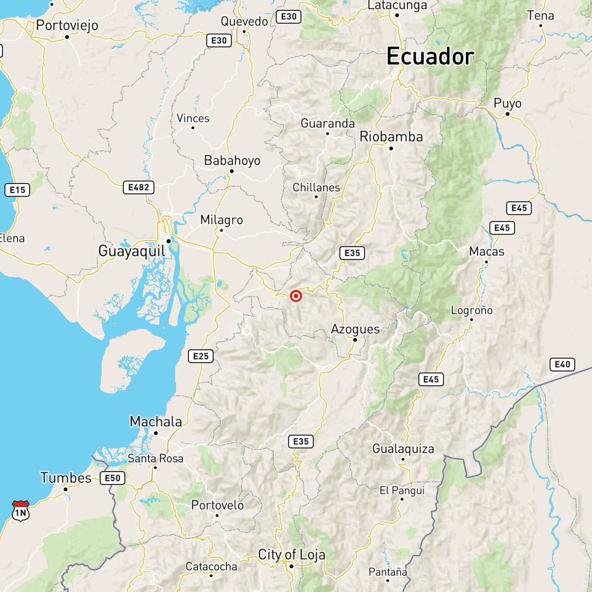 ESPECIGEST's tweet photo. #Sismo: REVISADO
🗓2025-04-18
⏰️ 20:57:01
🔸️Magnitud: 3.5MLv
🔸️Profundidad: 89.0 km
📍Lat.: 2.495° S, Long.: 79.178° W
🔸️Localizado: a 20.16 km de La Troncal, #Canar,#Ecuador🇪🇨
#EG #Georiesgos #Temblor #Terremoto #hoy #urgente #earthquake #quake #Jishin #SePreventivo #SeResiliente