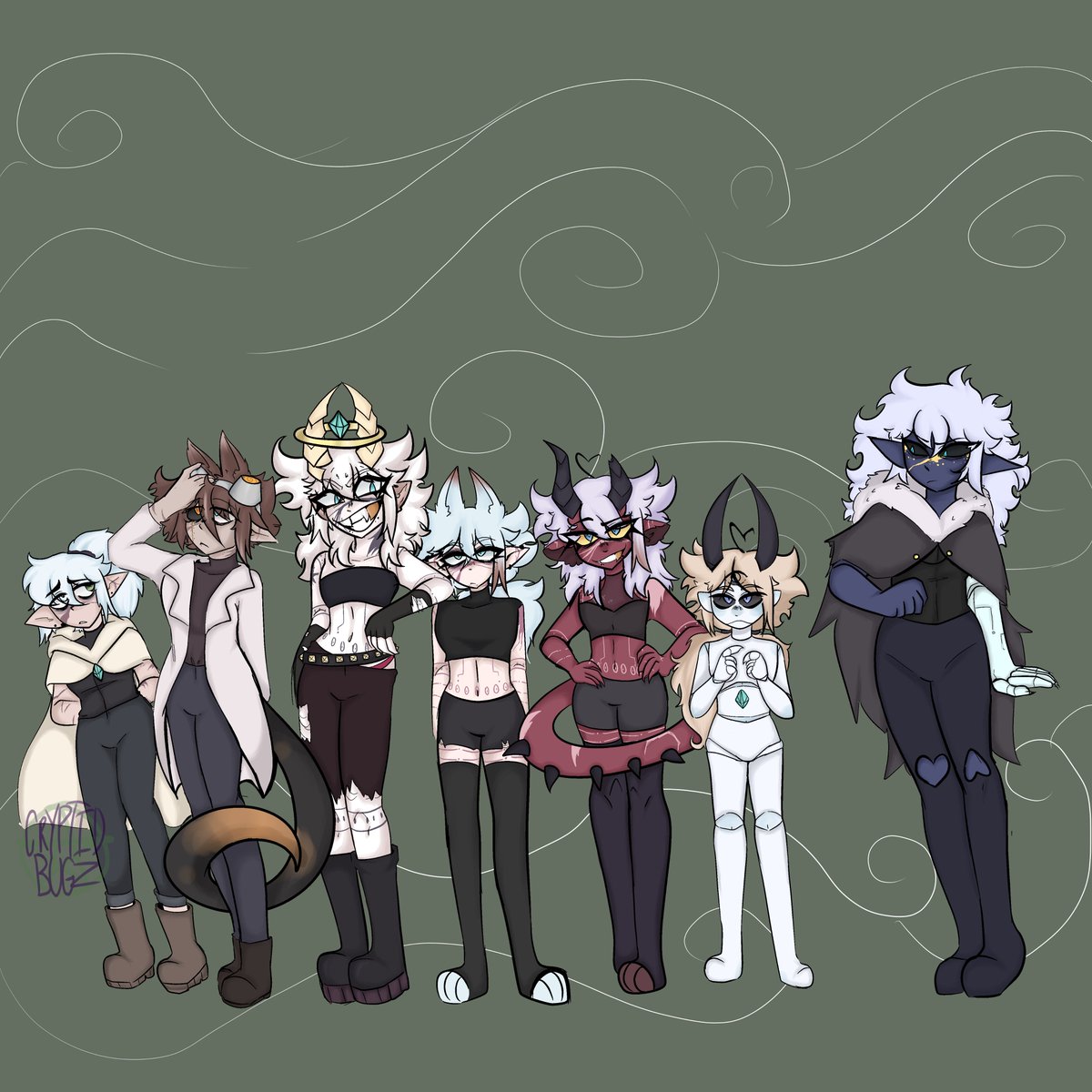 cryptidbugz's tweet photo. @dotticuffs REALLY REALLY FLUFFY HAIR,,, I CANNOT HELP IT!!! every oc must have fluffy hair or i will Implode https://t.co/nySjv95RL6