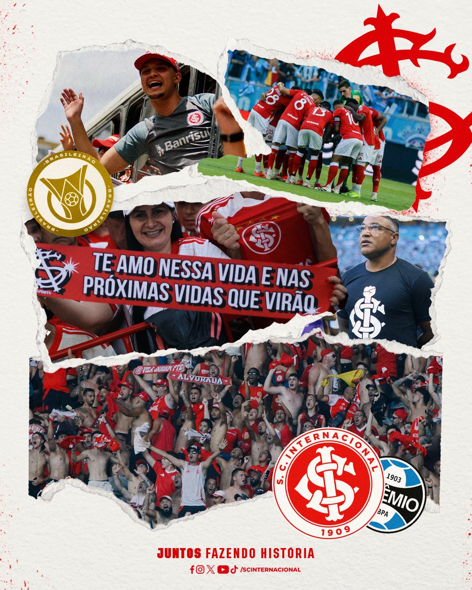 SCInternacional's tweet photo. 🗓️ 19 de abril de 2025;
📍 Porto Alegre;
🏟️ Arena;
🕘 21h.

É dia de escrever o capítulo 𝟒𝟒𝟕 na história da maior rivalidade do país. Time e torcida, Clube e Povo, vermelho e branco: seguimos #JuntosFazendoHistória. 𝐕𝐀𝐌𝐎𝐒, 𝐂𝐎𝐋𝐎𝐑𝐀𝐃𝐎! 💪🇦🇹 https://t.co/ovq66h8jKS