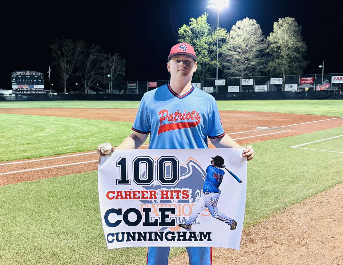 Prep Baseball ⚾️ 
Independence all-stater Cole Cunningham reached a milestone tonight when he got his 100th career hit in three seasons.
#wvprepbase