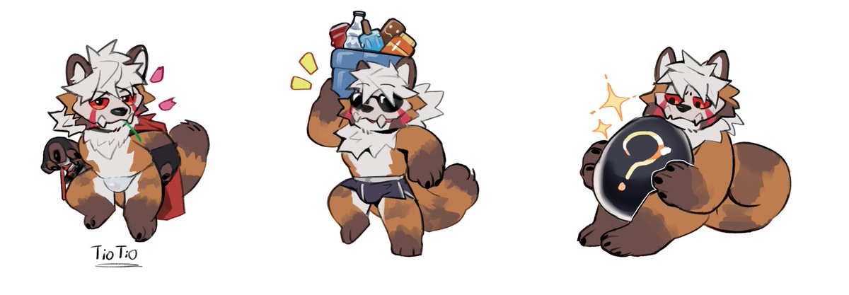 三只条条