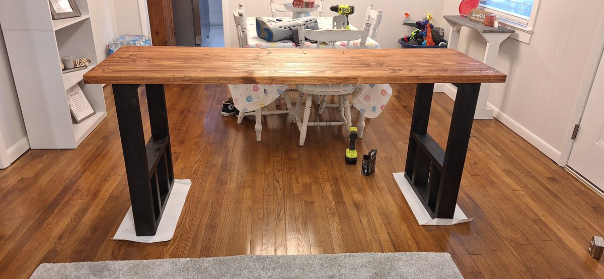 PruffessorPug's tweet photo. Turns out its been almost a year since I've logged into this account. I've built a couple more things since the last image of a table and bedside table. https://t.co/2MYj8LwHWT