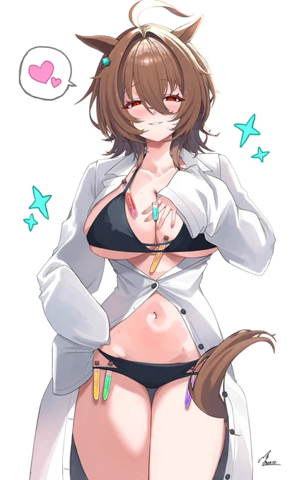 泳ぐより実験がしたいタキオン 