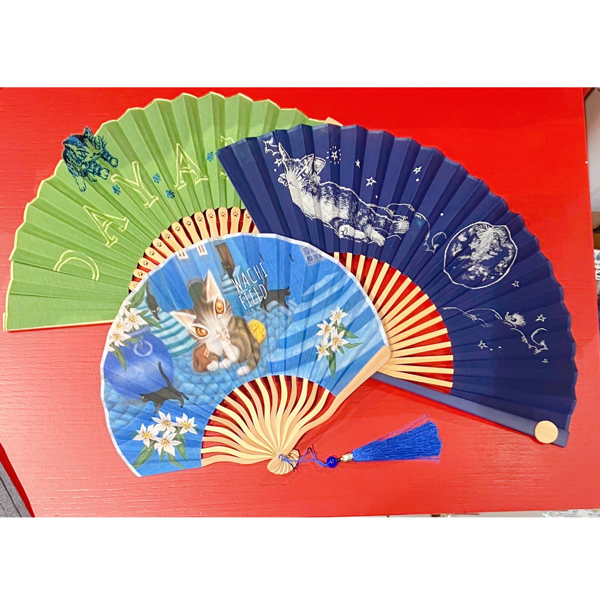 扇子　センス　猫のダヤン　わちふぃーるど　ダヤン 扇子 センス 猫のダヤン わちふぃーるど ダヤン