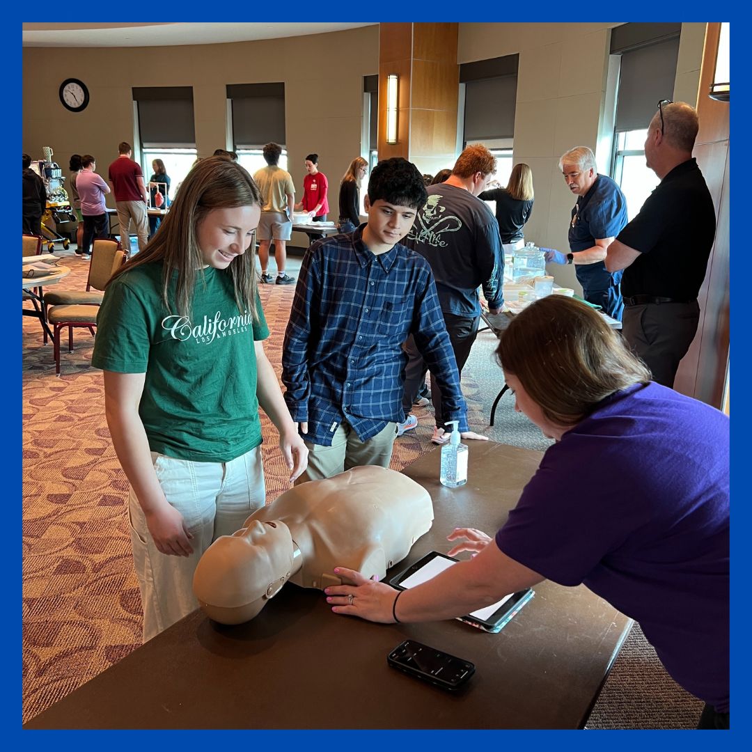 On April 18, the Murray High Medical Leaders Club visited Baptist Health in Paducah.  During the visit, students engaged in hands-on activities, asked questions, made professional connections, and gained a broader understanding of healthcare careers available in the region.
