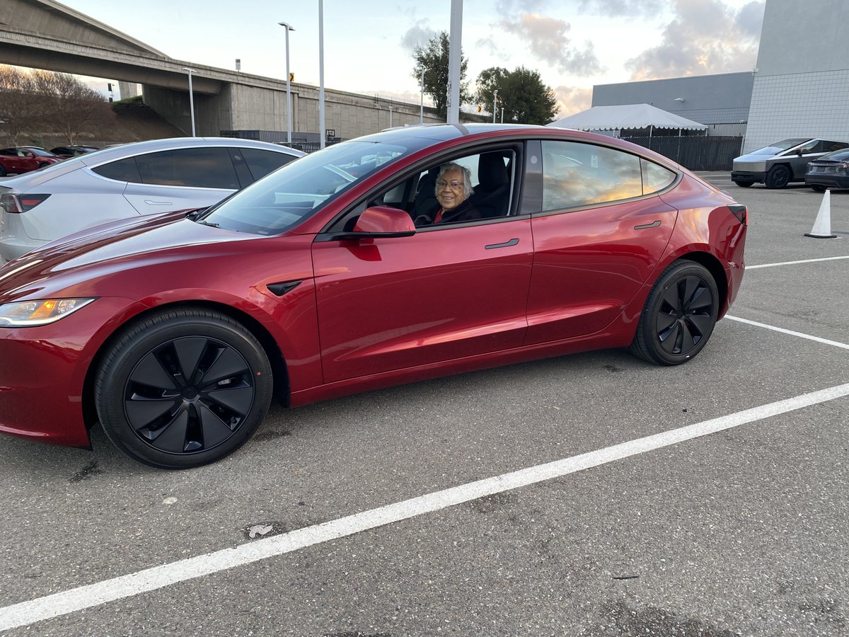 <a href="/elonmusk/">Elon Musk</a> My 91yo mom bought a Model 3 with FSD in Jan 2025. It was either that or stop driving. She uses FSD every time she drives. She frequently summons her car to come and pick her up when she is in too much pain to walk through the parking lot to get it. Not to mention she never has