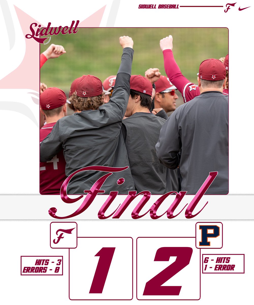 sidwellbaseball's tweet photo. Final vs Potomac https://t.co/kpKPyvgjnM