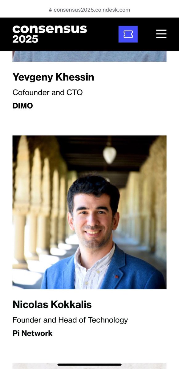 pidesktop's tweet photo. Nicolas Kokkalis confirmed his attendance at the notable event.
#pinetwork #pithetime https://t.co/GpmnK5oRWk