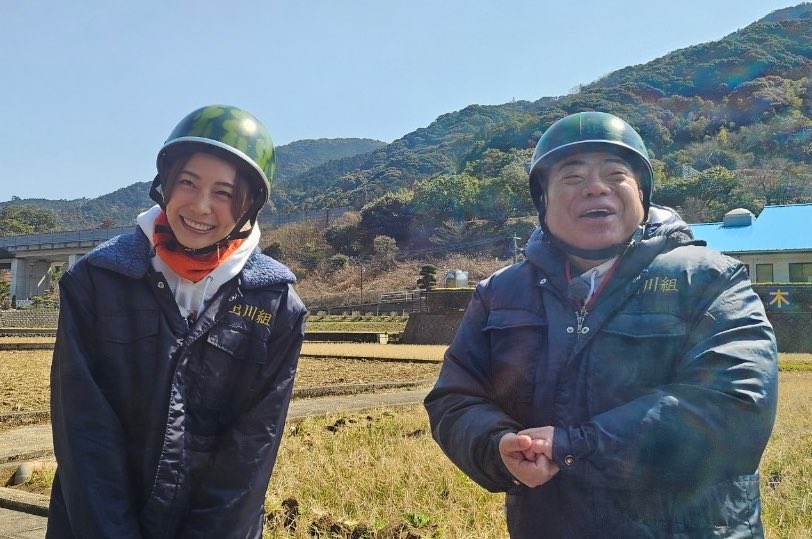 tvtokyo_degawa's tweet photo. 本日もまだまだ撮影は続いてますがッ🍉✨✨

今夜の放送は初登場ゲストライダーさんＳＰです🌈💫

板垣李光人さん＆相武紗季さん🌟
見どころだらけの長崎横断の旅🛵🛵💨

みんなでニコニコ笑顔の2日間☀️
よろしければ、そちらもぜひぜひお願いします〜🏝️ https://t.co/dlDcwxtkss