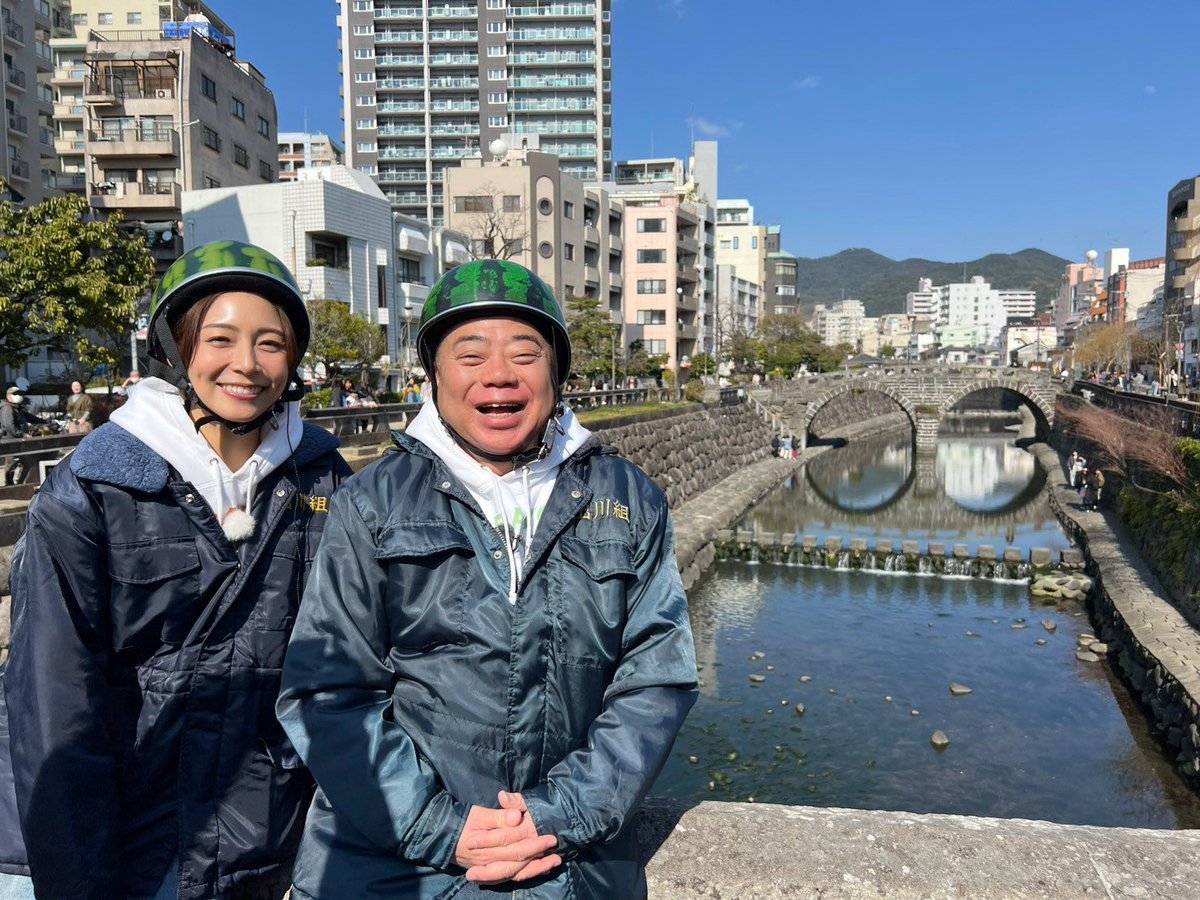 tvtokyo_degawa's tweet photo. 本日もまだまだ撮影は続いてますがッ🍉✨✨

今夜の放送は初登場ゲストライダーさんＳＰです🌈💫

板垣李光人さん＆相武紗季さん🌟
見どころだらけの長崎横断の旅🛵🛵💨

みんなでニコニコ笑顔の2日間☀️
よろしければ、そちらもぜひぜひお願いします〜🏝️ https://t.co/dlDcwxtkss