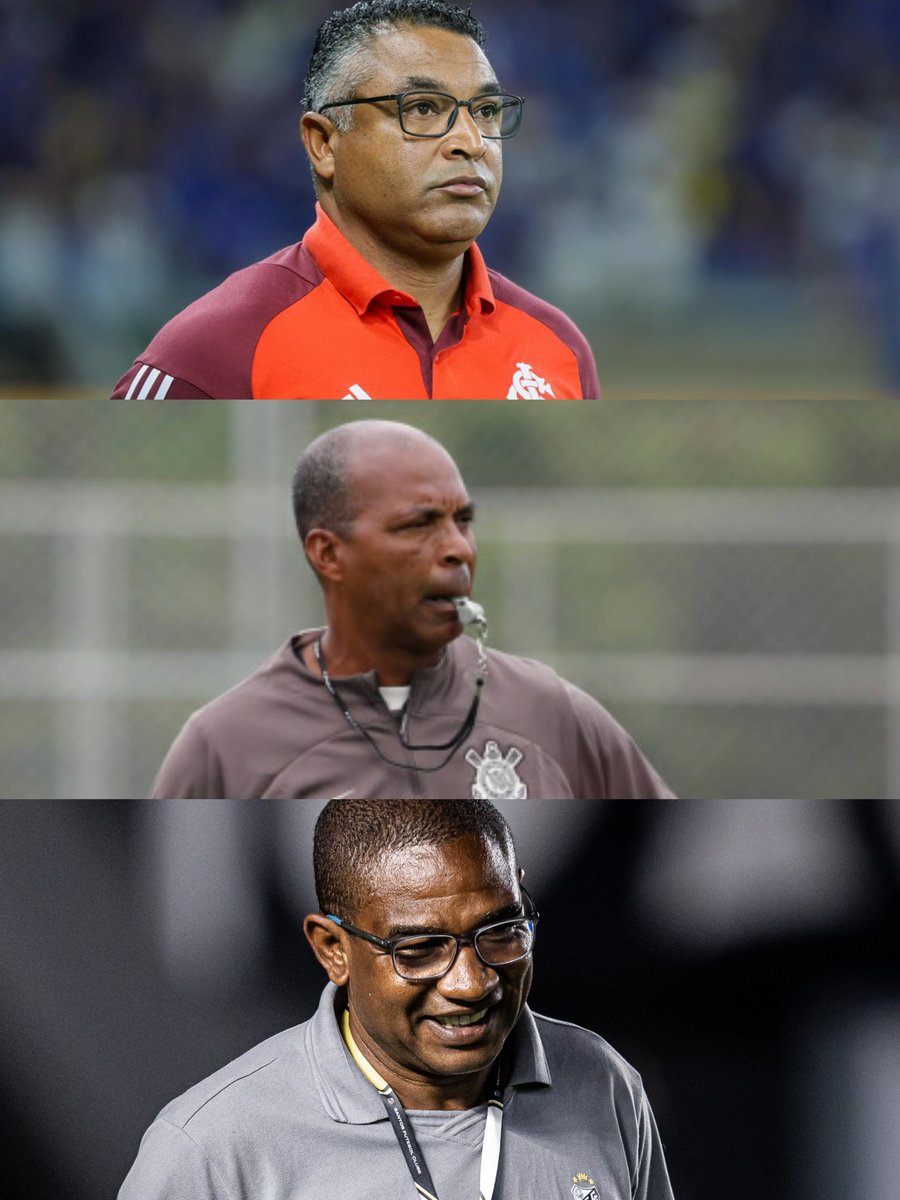 Nesta rodada três grandes clubes do futebol brasileiro terão a súmula assinada por estes técnicos. Baita significado, ainda que dois deles como interinos.