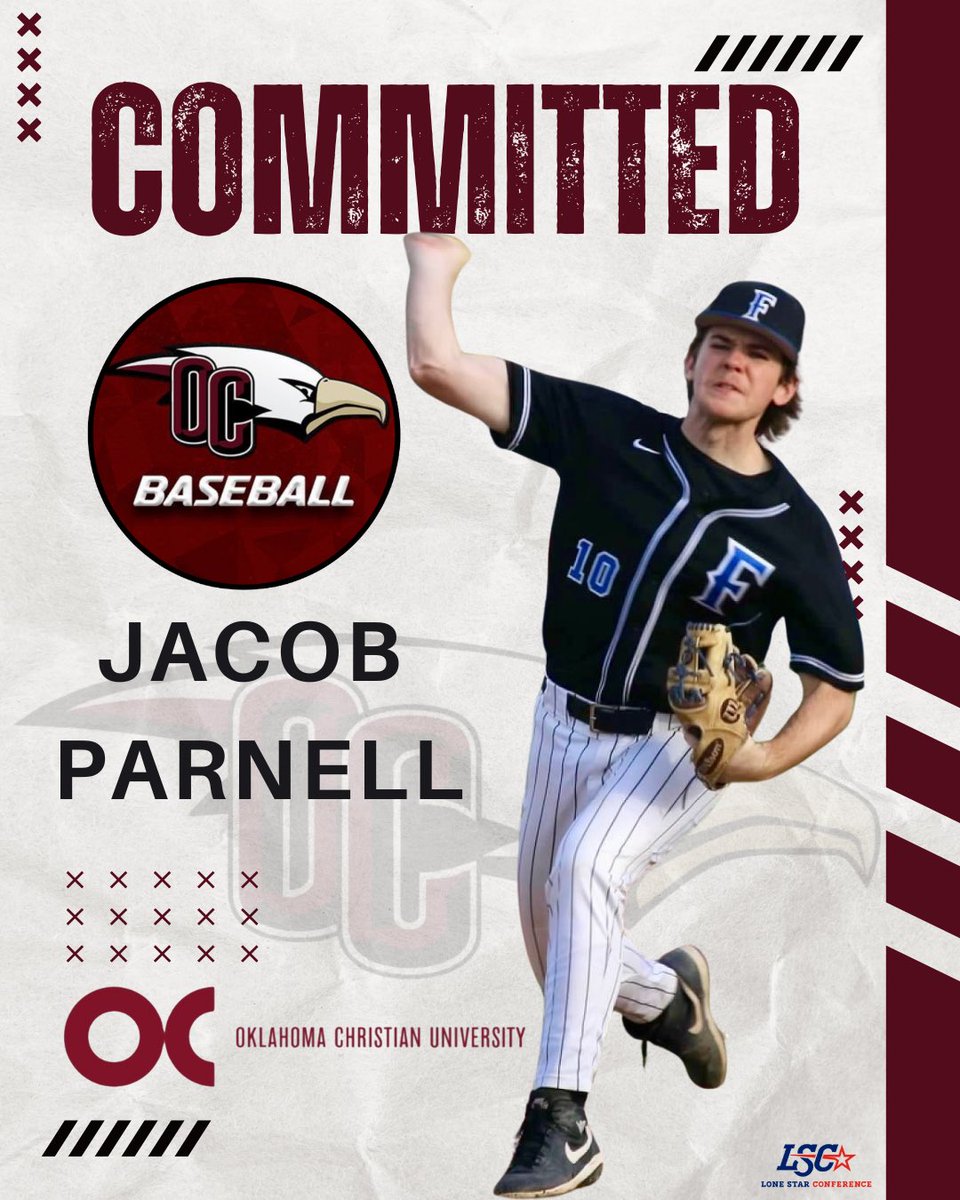 parney_15's tweet photo. I am excited to announce that I will be continuing my academic and athletic career at Oklahoma Christian University. I would like to thank my family, coaches, and friends for supporting me through this journey. https://t.co/ZTJMBc7Rui
