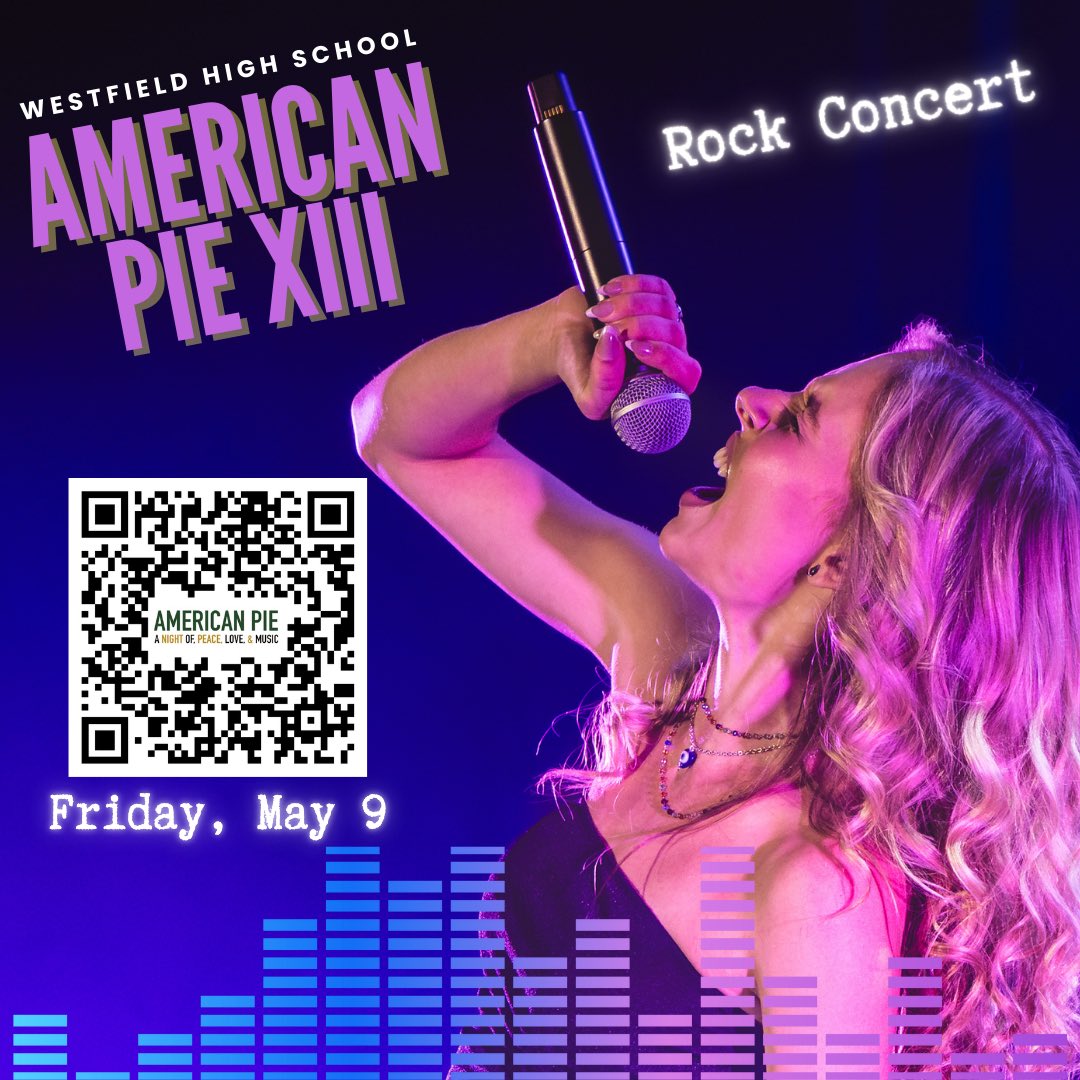 You should make plans on Friday, May 9 to see American Pie XIII where we’ll take you and the whole audience on a journey to iconic musical festivals.

Get your tickets at
whsband.ticketspice.com/2025-american-…
