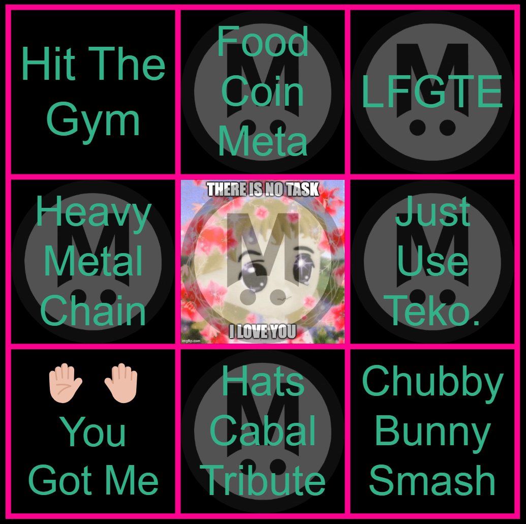 FigureBall's tweet image. BINGO IS COMPLETE

I LOVE YOU

#MegaETH