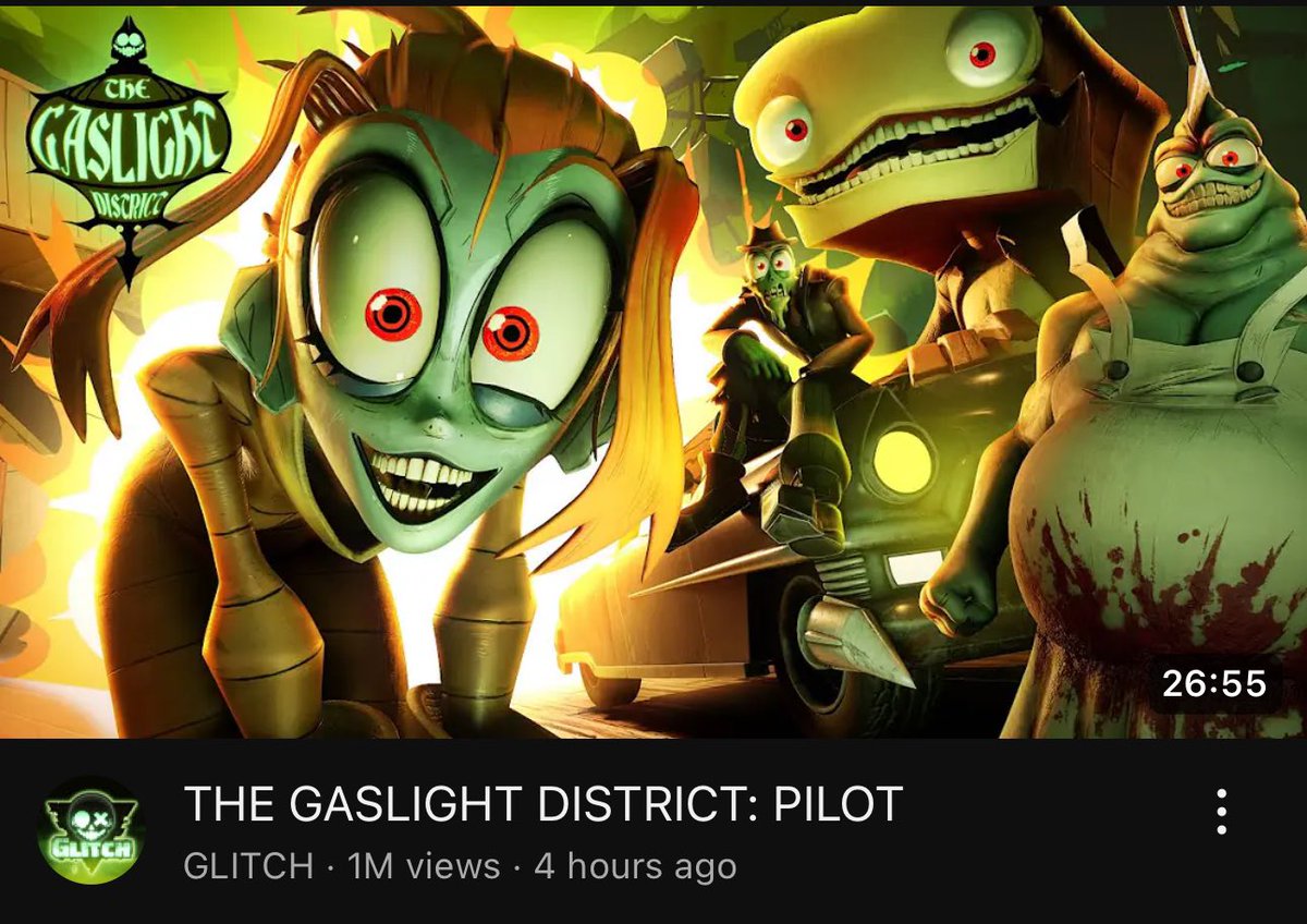 The Gaslight District Pilot has already hit 1M views in 4 hours!!! Thank you for the support ❤️❤️
