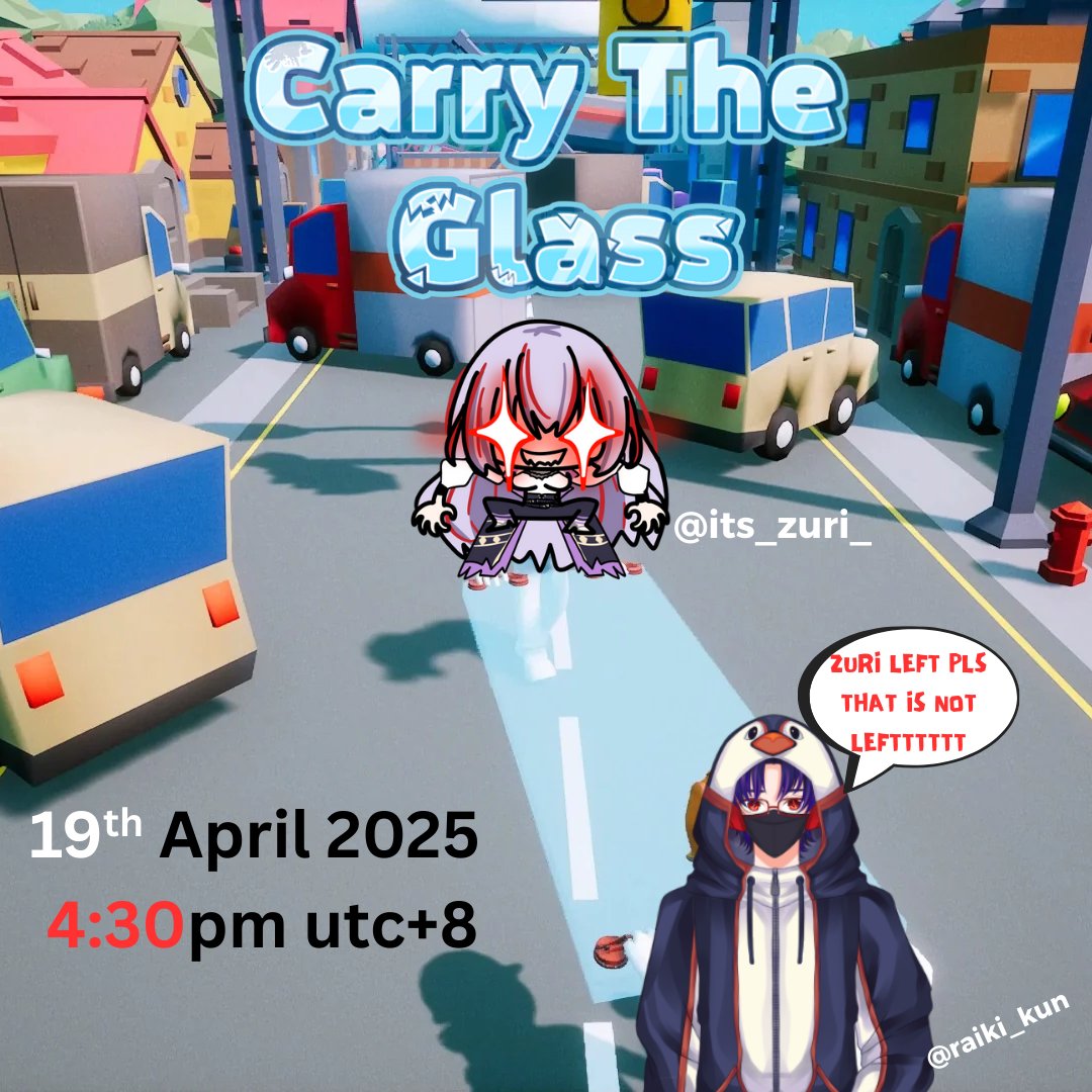 Easy Game just deliver the glass🤭🙂 

right???

twitch.tv/its_zuri_

See you in 3 hours