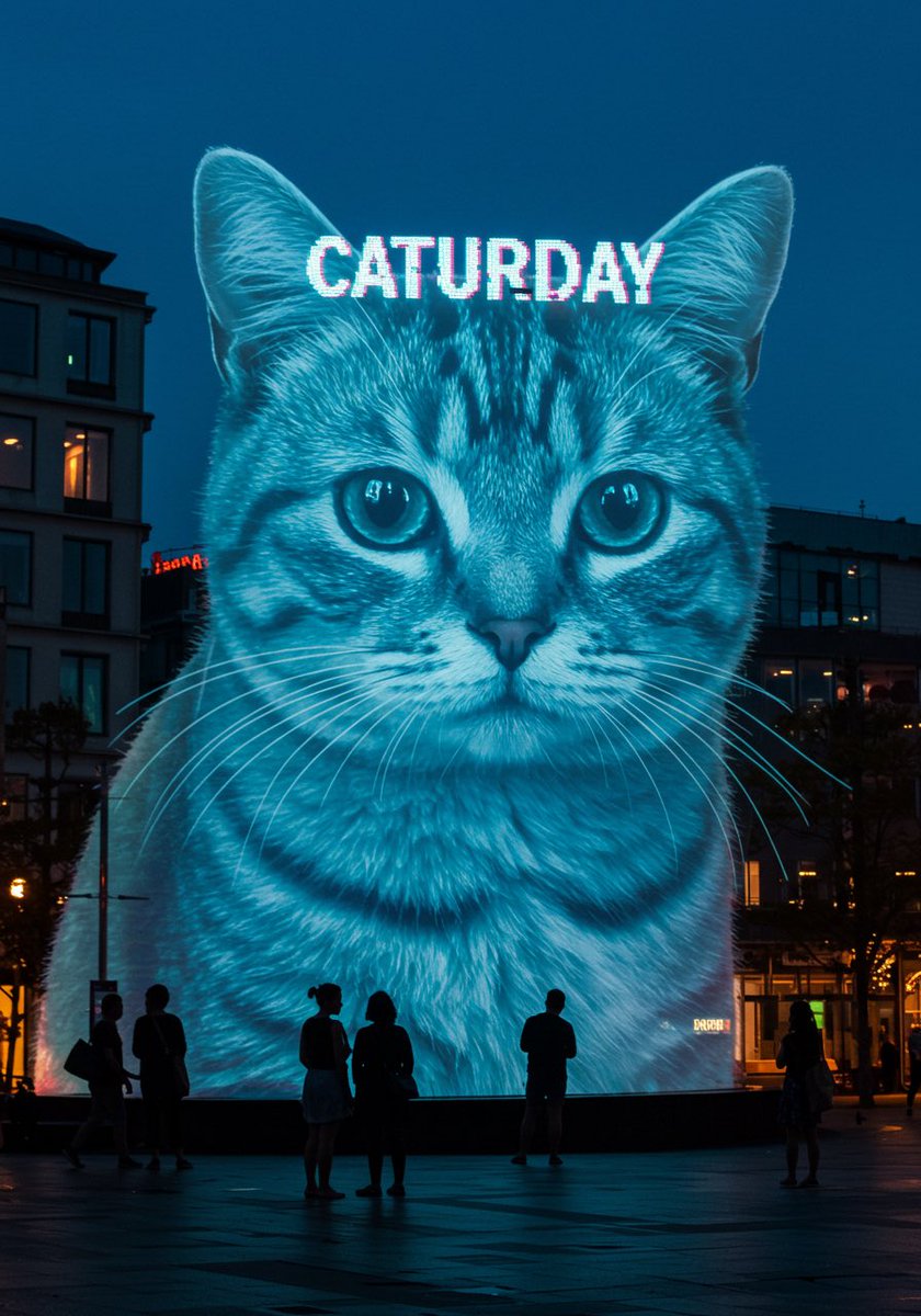 QT Happy Caturday! 😺
#AIart