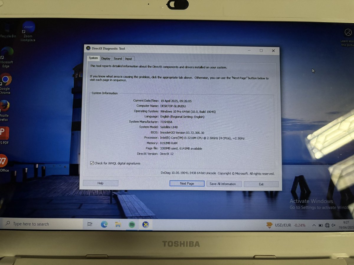 taegigguki's tweet photo. wts
Laptop Toshiba Satellite L840

一 Intel Core i5
一 RAM 8gb
一 Graphics Intel UHD
一 Wifi, Camera, Charger, DVD oke (minus trackpad gabisa, batre sedikit boros)

▪︎idr 1.500k

♡ cod surabaya, sda, gresik
♡ include Charger, Mouse, Tas

jual beli second bekas https://t.co/u2adZl88ET