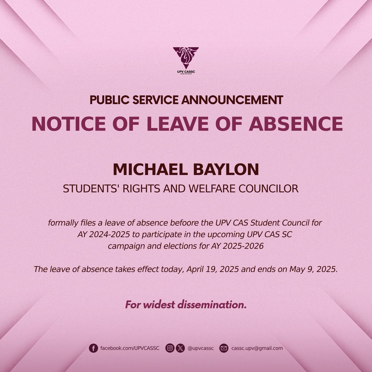 UPV CAS SC tweet media