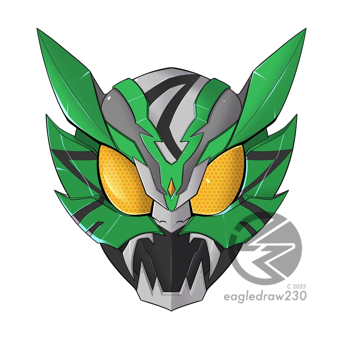 Trying to make a helmet design #KamenRiderZeztz Based on existing rumors