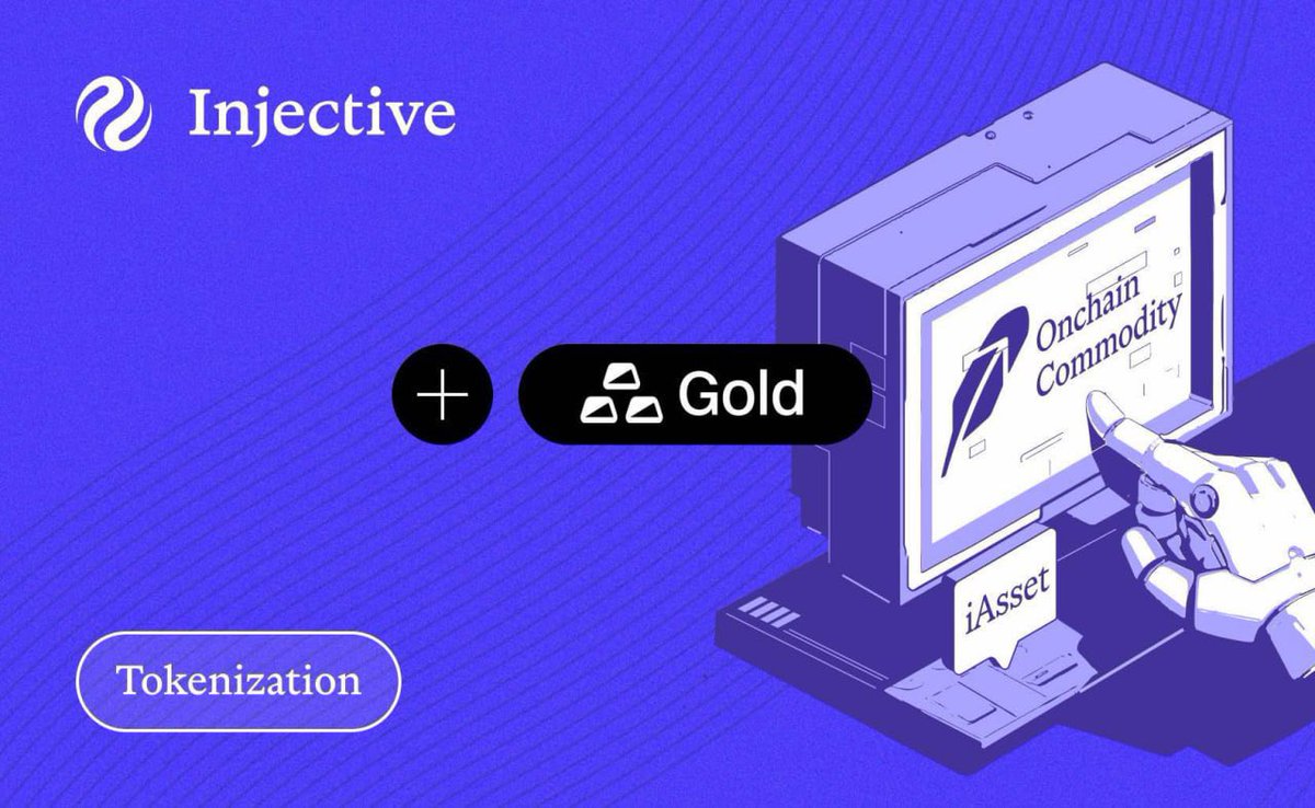 InjectiveVN_'s tweet photo. Injective rất vui mừng thông báo về sự ra m���t của iAsset mới nhất từ Injective: Vàng On-chain ($XAU)! 🌟

Lần đầu tiên, $XAU có thể được truy cập và giao dịch 24/7, nhờ vào khả năng thanh khoản và tiện ích có thể lập trình.

#Injective   #iAsset #Gold #XAU https://t.co/LT7Zl2d7Ji