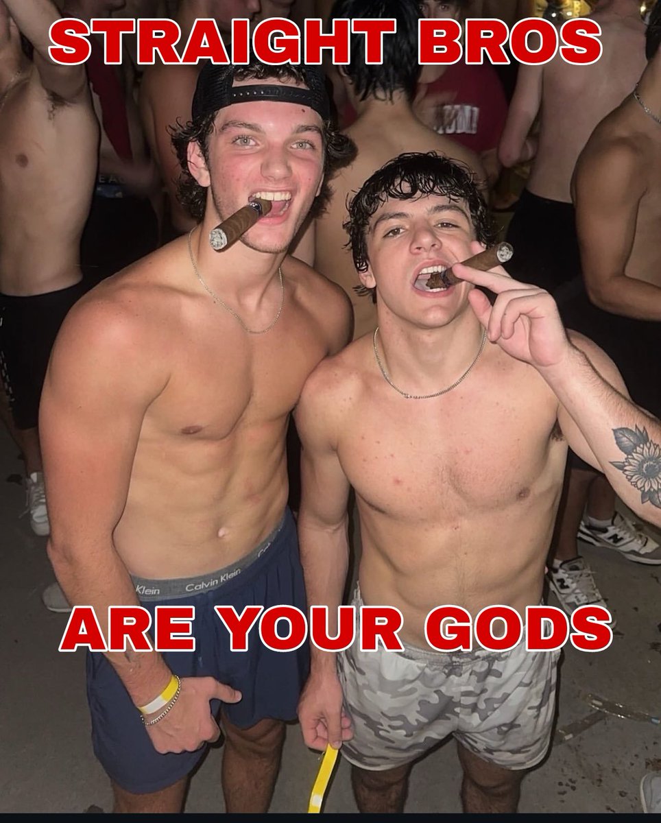 damnbros51's tweet photo. Easy and simple. We are your gods, and you desire to prove your devotion. Sure you can. Nothing weird though. You're not getting our dicks. But I wanna see that wallet open 😂 https://t.co/GS1RoCvISP