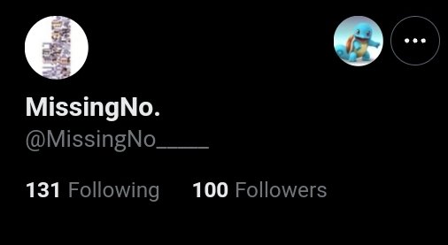 Dang 100 followers for MissingNo. already, wow.

Thank y'all so much for the support and acceptance in this community, I've already made so many cool friends 🫶