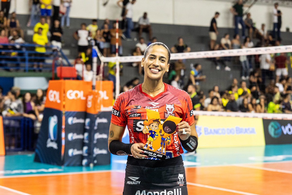 SesiVoleiBauru's tweet photo. 🏆 SUPERLIGA 2024/25

VITÓRIA EM CONJUNTO! 

Na primeira batalha da semifinal, contra o Dentil Praia Clube, nossas brabas fazem uma partida brilhante em equipe e conquistam a vitória, de virada, dando o primeiro passo em busca da vaga na final da Superliga 2024/25!!! 🤩

❤🖤 https://t.co/d1sDPpfFs6