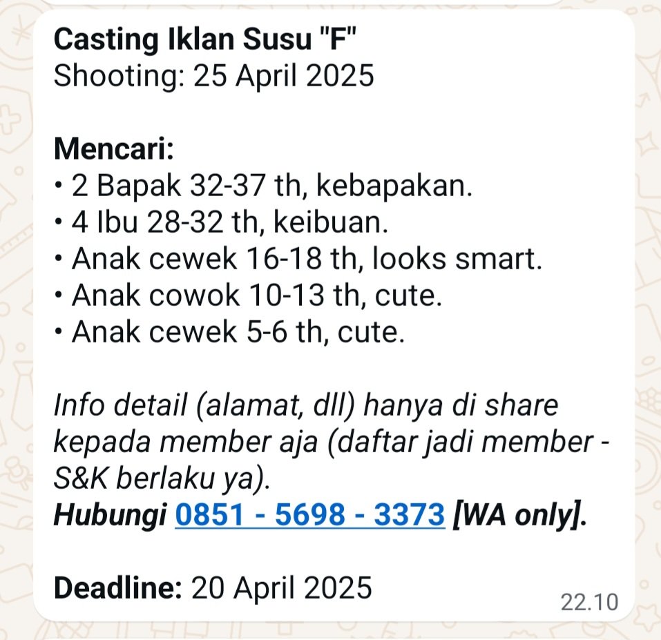 CastingId tweet picture