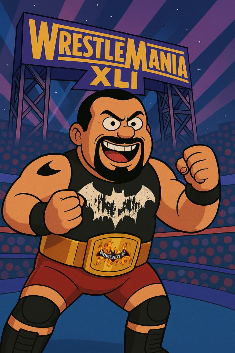 romendy's tweet photo. Listo para Wrestlemania XLI
#WrestleMania #WrestleMania41 @WWE https://t.co/swfYLnvnBC