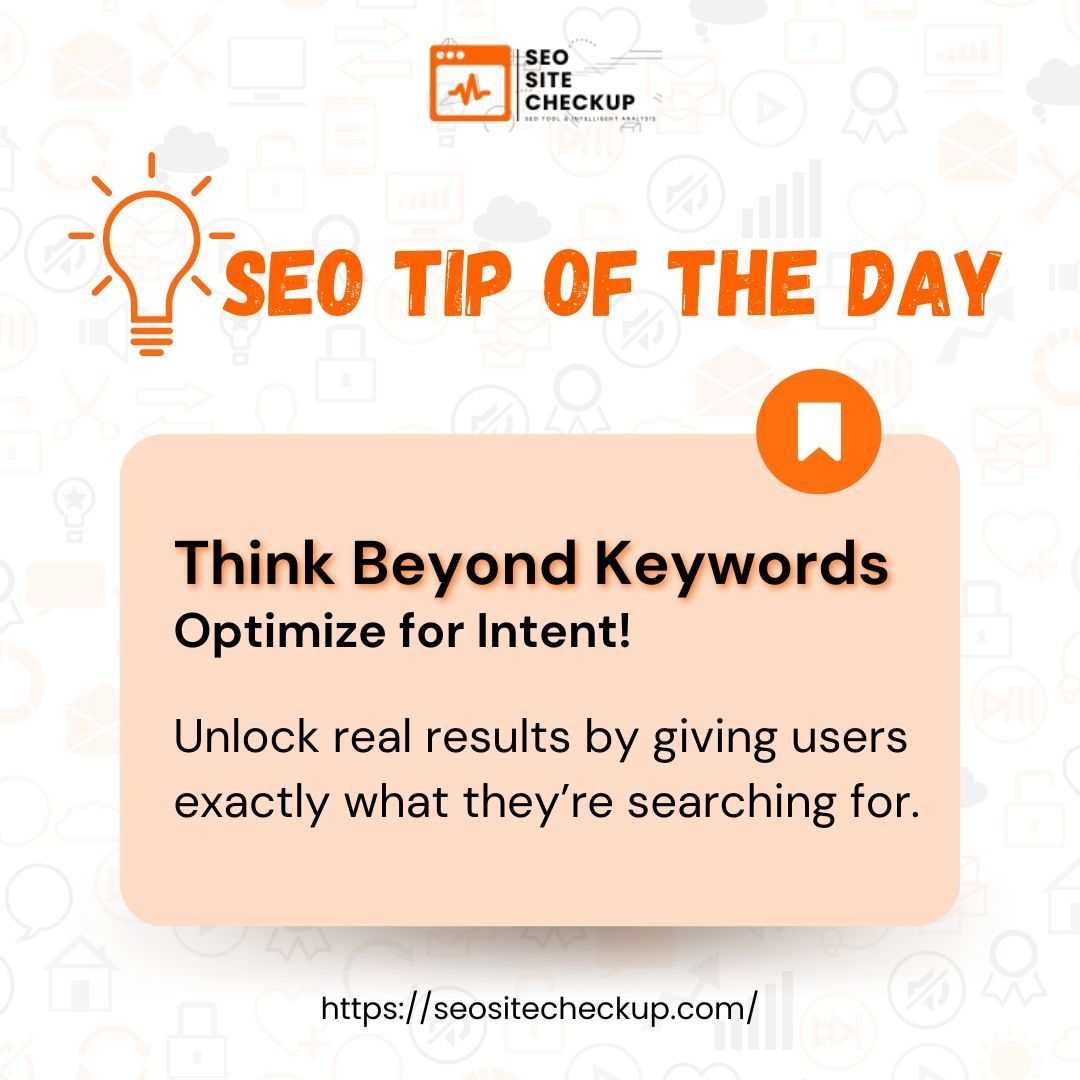 Seositecheckup's tweet image. Align your content with what users are really looking for (informational, navigational, or transactional), and you’ll see better engagement, lower bounce rates, and higher conversions. 

#SEOTips #SearchIntent #DigitalMarketingStrategy #UserExperienceMatters #SeoSiteCheckup