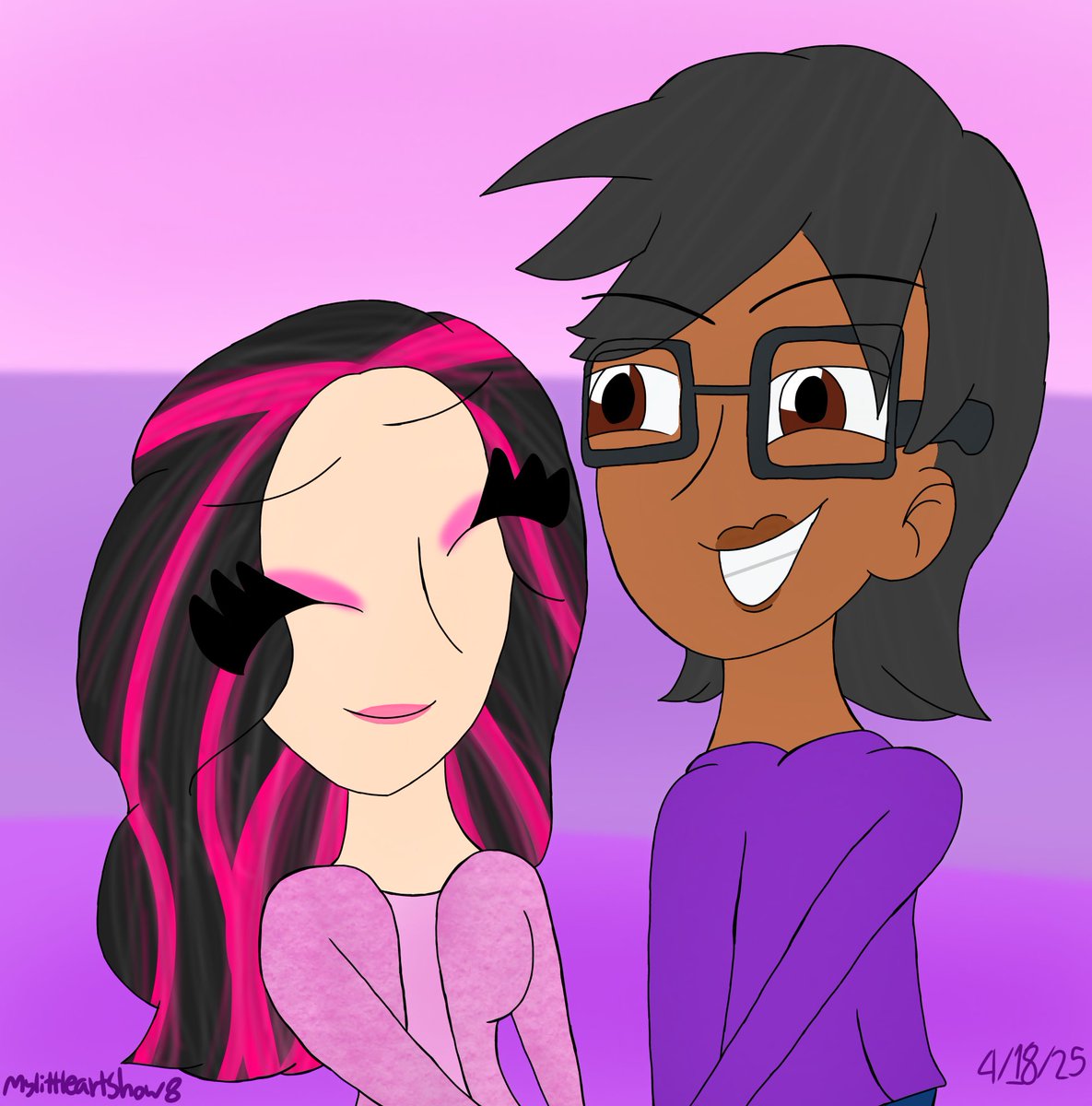 mylilart810's tweet photo. #drawing #sketching #digitalart #ibisPaintX #CourtneyThomas #TimothyOrtiz #cute #couple #versionredesign #redesigncharacters #art #mylittleartshow8 https://t.co/UaNHQHbpmc