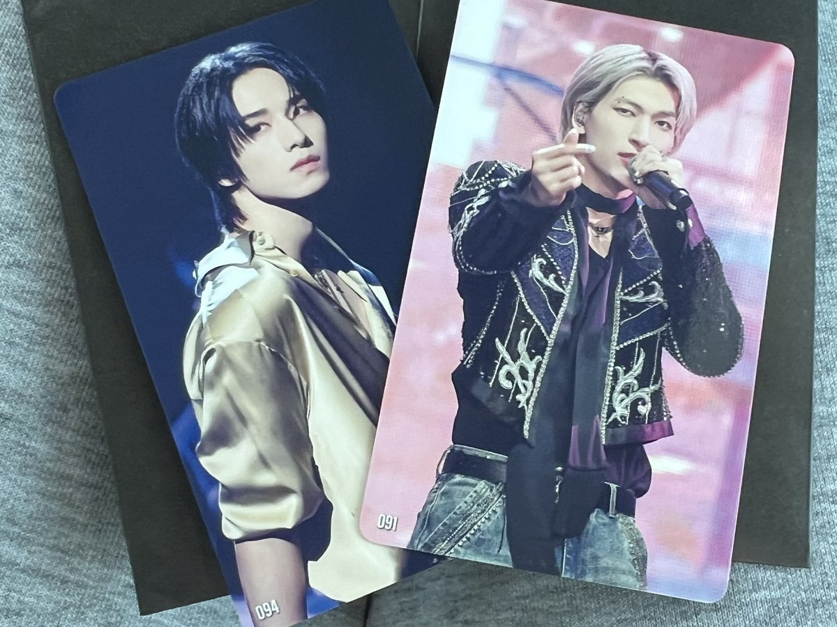 tkm__y's tweet photo. JO1DER SHOW 2025 ‘WHEREVER WE ARE’IN TOKYO DOME JO1 トレカ 交換

【譲】🖤金城091  🤎佐藤094

【求】🩷川西 （全種検討可）

20日東京ドームでの手渡し希望です。
お気軽にお声かけください^^

#JO1交換  #JO1DER_SHOW_IN_TOKYO_DOME交換 https://t.co/nMQKJxEvUA
