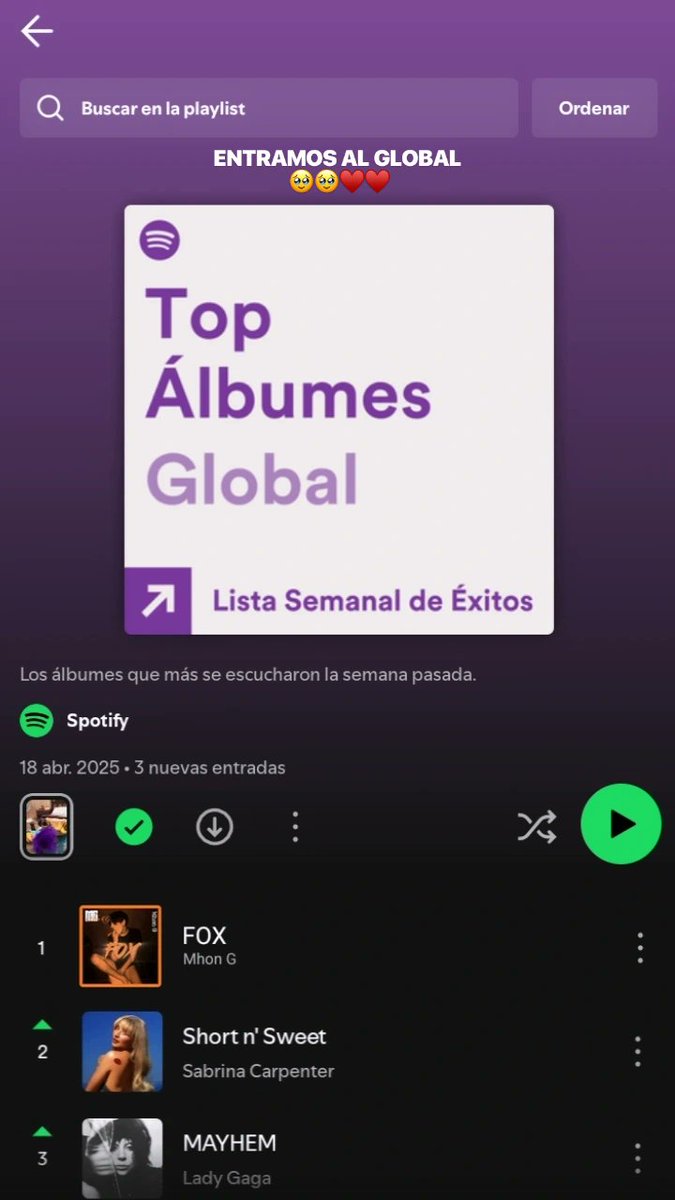 _mhong1's tweet photo. Gracias a todos, los amo.
ENTRE AL GLOBAL 🥹🥹♥️♥️!!
https://t.co/E9CZCfxiNX https://t.co/hKRUK8c2Ee