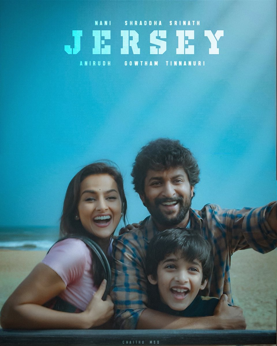 ChaithuMsd's tweet photo. 6 years for the masterpiece #Jersey 
@NameisNani @SitharaEnts @anirudhofficial 
#6yearsofjersey #Nani #Anirudh 
#jerseymovie #posters 

(Thread 1) https://t.co/dabam94FqP