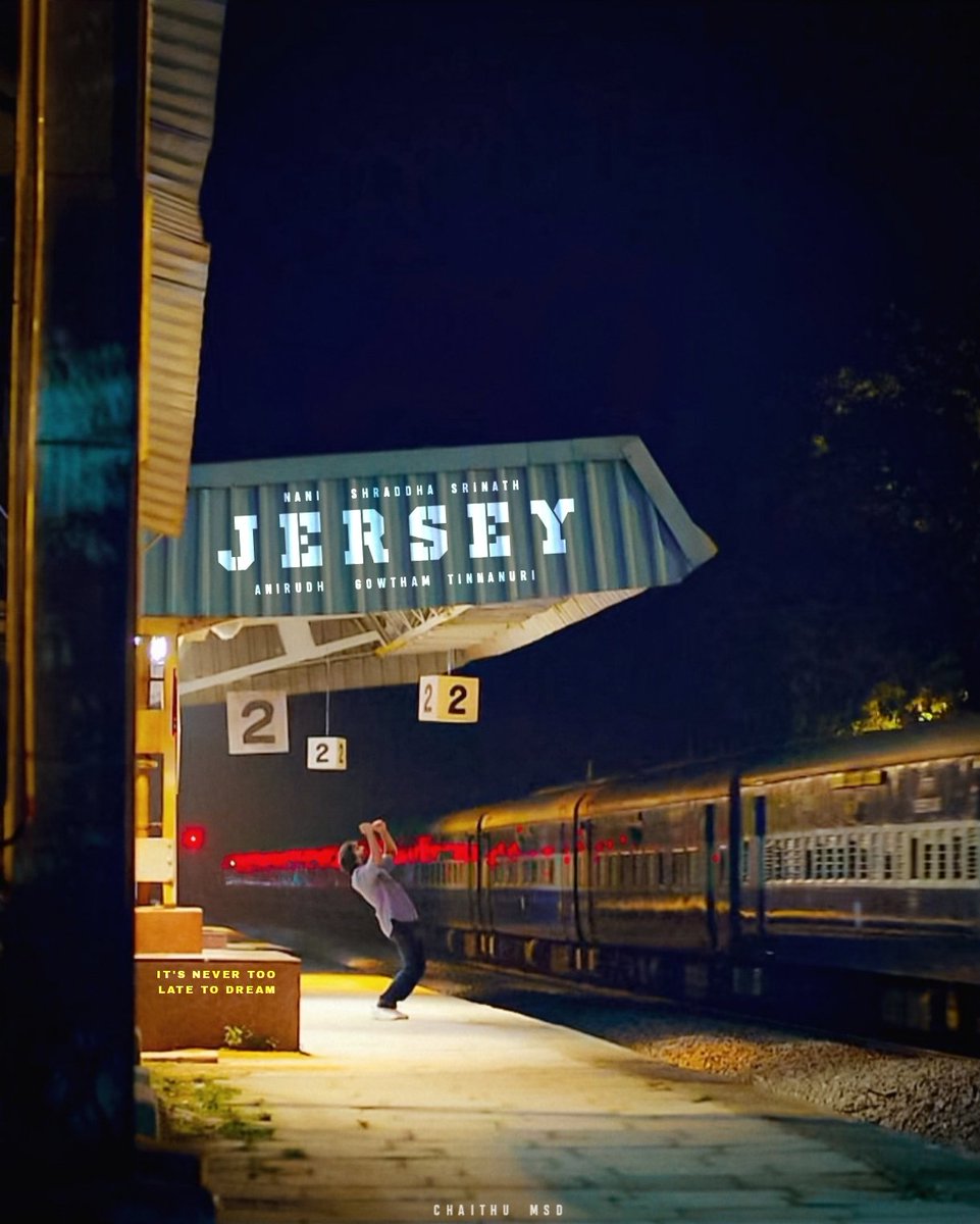 ChaithuMsd's tweet photo. 6 years for the masterpiece #Jersey 
@NameisNani @SitharaEnts @anirudhofficial 
#6yearsofjersey #Nani #Anirudh 
#jerseymovie #posters 

(Thread 1) https://t.co/dabam94FqP