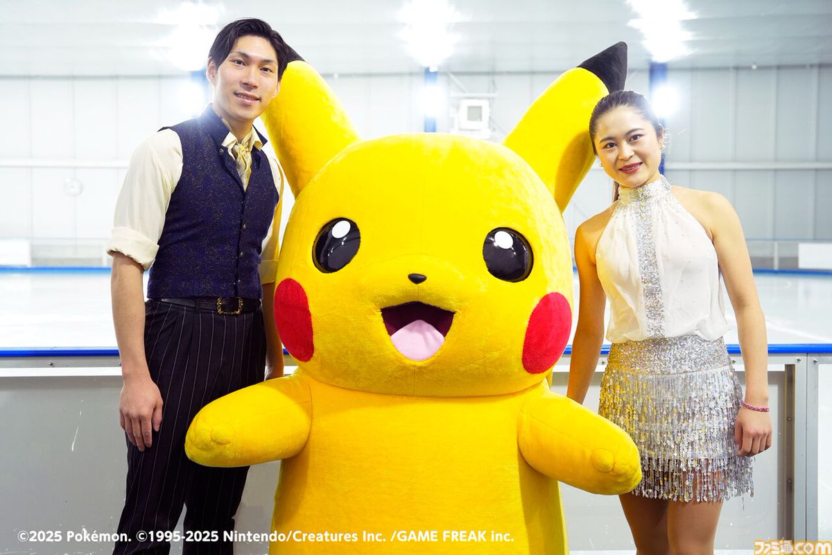 ポケモン】日本スケート連盟とコラボ、ピカチュウが宮原知子さんと華麗