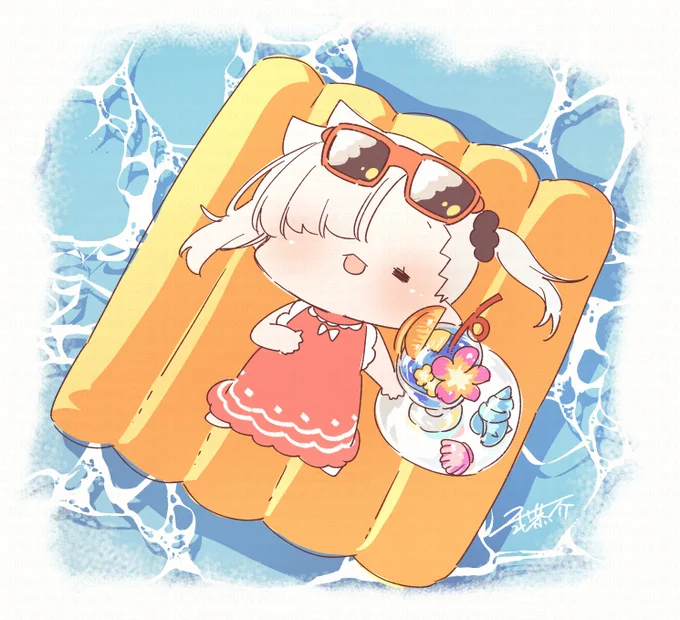 今日夏じゃない?#ちゃんと吸えない吸血鬼ちゃん 