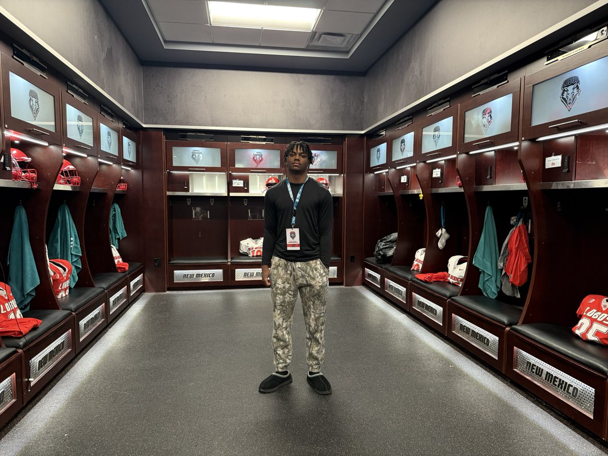 Latavis “Tj” Walker (@tjwalker2026) on Twitter photo Man what a visit love every bit of it can’t wait to come back to visit <a href="/UNMLoboFB/">New Mexico Football</a> and appreciate <a href="/Coach_CBooth/">Cody Booth</a> for the invite. Keep grinding lord is going to put me in right place 💪🏾💪🏾💪🏾💪🏾💪🏾.
<a href="/KeyPlayerNation/">KeyPlayer®️Nation</a> <a href="/TrckFtblrecruit/">Tracking Football Recruiting</a>
<a href="/ODFBall/">Offense🏈Defense</a>
<a href="/gridironarizona/">Gridiron Arizona</a> <a href="/sixstarfootball/">Six Star Football | PLUS+</a> Man what a visit love every bit of it can’t wait to come back to visit <a href="/UNMLoboFB/">New Mexico Football</a> and appreciate <a href="/Coach_CBooth/">Cody Booth</a> for the invite. Keep grinding lord is going to put me in right place 💪🏾💪🏾💪🏾💪🏾💪🏾.
<a href="/KeyPlayerNation/">KeyPlayer®️Nation</a> <a href="/TrckFtblrecruit/">Tracking Football Recruiting</a>
<a href="/ODFBall/">Offense🏈Defense</a>
<a href="/gridironarizona/">Gridiron Arizona</a> <a href="/sixstarfootball/">Six Star Football | PLUS+</a>