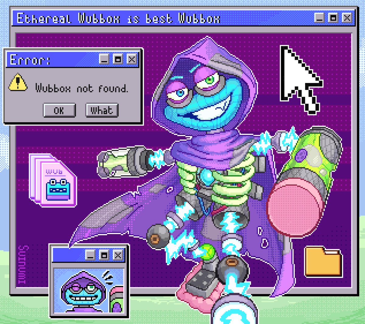 Suinumi's tweet image. Still cleaning up the viruses that you have left 👾
#wubbox #mysingingmonsters #monsterpiece