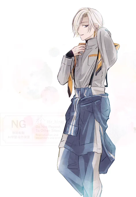 雲次らくがき 内番服が好きで… あと私はサスペンダーが好きでして……